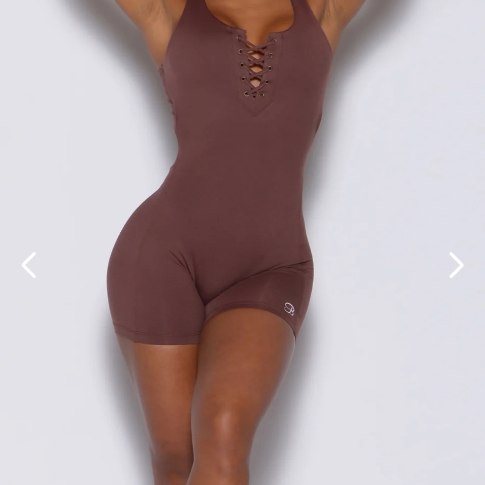 Bombshell Laced Bodysuit Shorts Sz. M. GUC